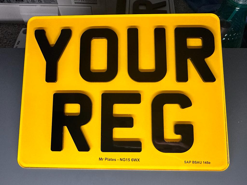 Standard Plates bike Mr Plates Nottingham