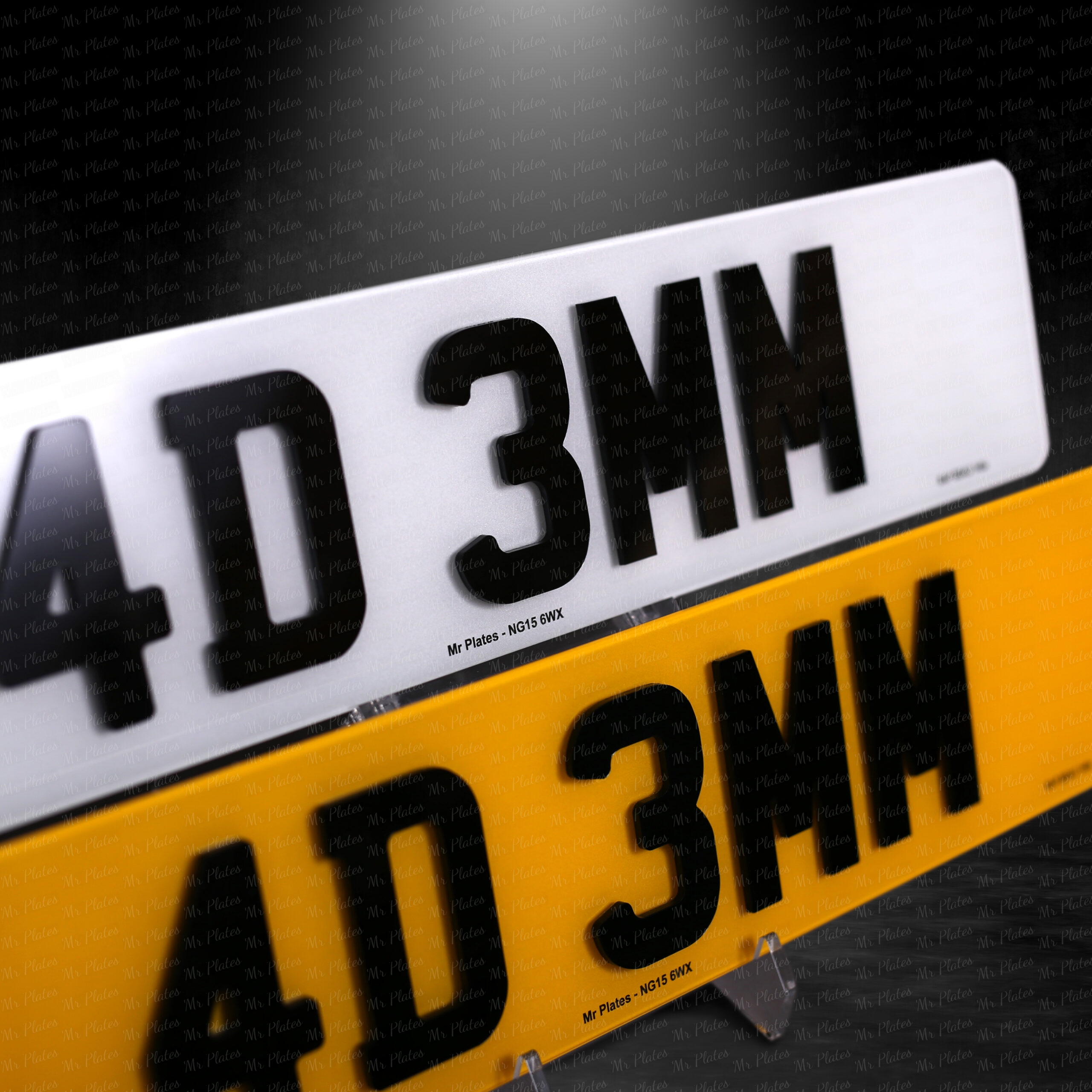 Laser Plates 4D 3D Number Plate Jig Kit – 3 Jigs: Standard Oblong, 4x4 Square & Oversized (Road Legal)